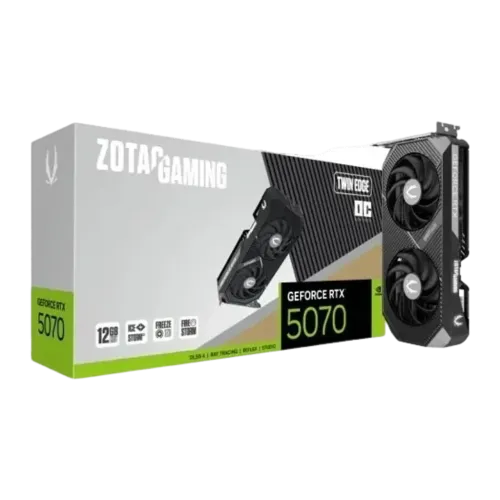 Tarjeta gráfica ZOTAC GAMING GeForce RTX 5070 Twin Edge OC