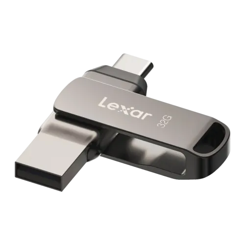 Pendrive Lexar JumpDrive Dual Drive D400 32GB USB-C y USB-A Gris
