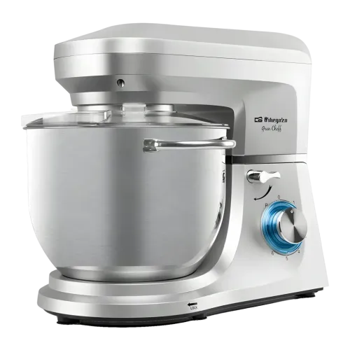 Batidora amasadora Orbegozo 7L 1800W Rotación planetaria Plata AM 8000