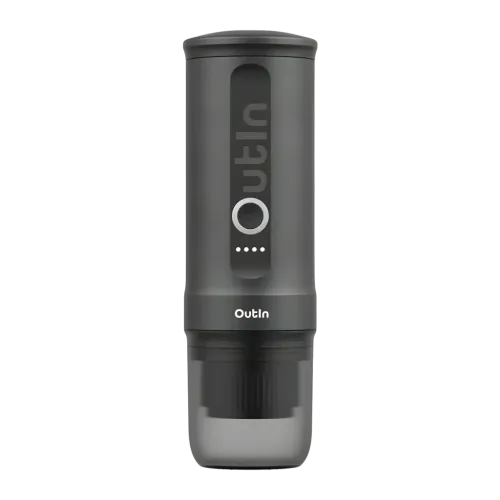 Cafetera Portátil OutIn Nano Cápsulas y Café Molido 20bar Gris Espacial