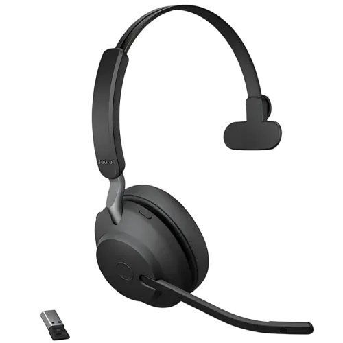 Jabra Evolve2 65 Mono con micrófono Diadema Bluetooth 5.0 24h Multipunto Auriculares inalámbricos