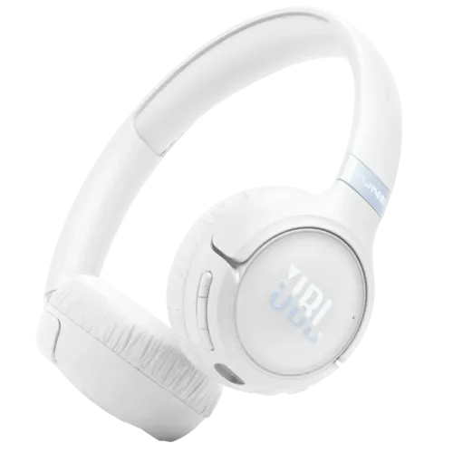 JBL Tune 680NC Blanco Diadema ANC Bluetooth 6.0 76h Multipunto Auriculares inalámbricos