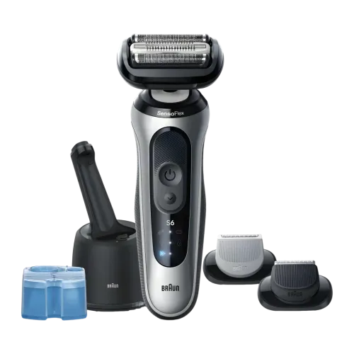 Afeitadora Braun Series 6 62-S7650cc Carga rápida 5min Seco y mojado