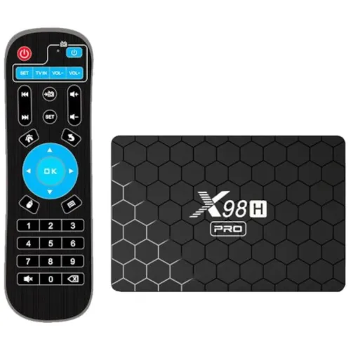 X98H Pro 4GB/32GB Android 12 4K WiFi 6 Bluetooth H618 TV Box