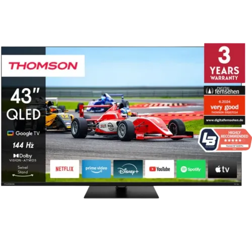 Thomson 43QG7C14 43 pulgadas 4K QLED 144Hz Dolby Vision Google TV
