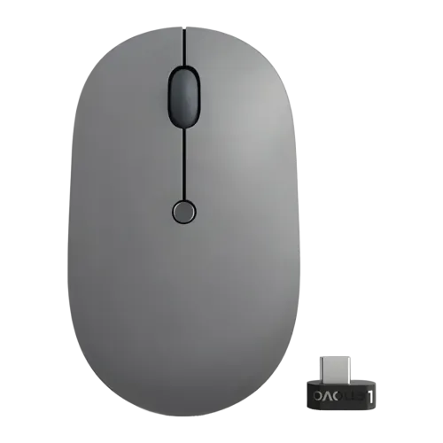 Ratón Lenovo Go USB-C Wireless Negro/Gris Inalámbrico