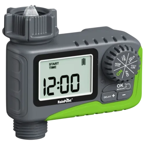 Rainpoint ITV105 Gris/Verde Temporizador de riego