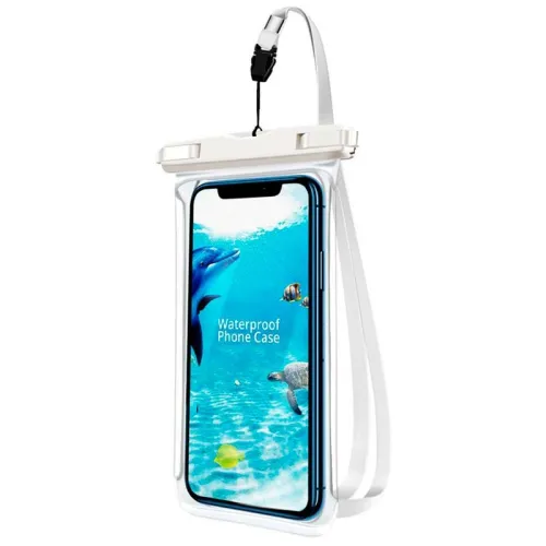 Funda Impermeable para Móvil Universal Blanco