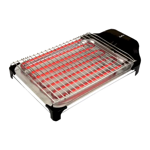 Barbacoa eléctrica JATA BQ101 Parrilla extraíble 2400W Negro