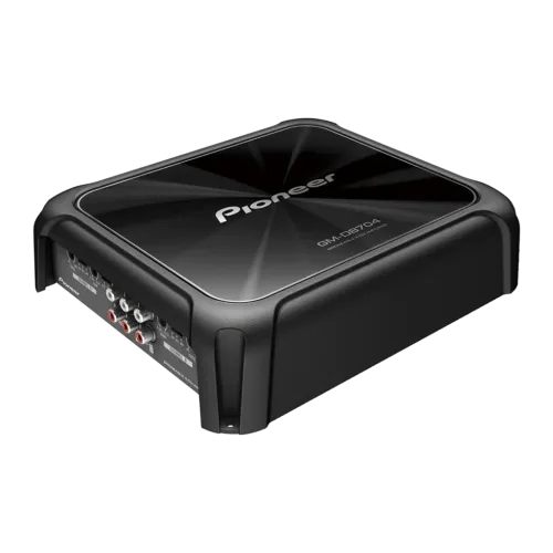 Amplificador de coche Pioneer 4 canales 1200W máx Negro GM-D8704
