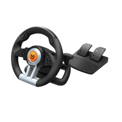 Krom K-Wheel USB Volante + Pedales Negro