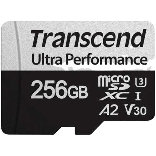 Transcend TS256GUSD340S 256GB Negro/Gris 160MB/s U3 V30 A2 Tarjeta microSD