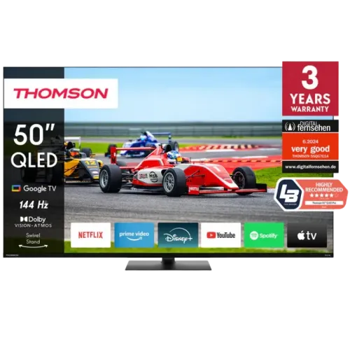 Thomson 50QG7C14 50 pulgadas 4K QLED 144Hz Dolby Vision Google TV