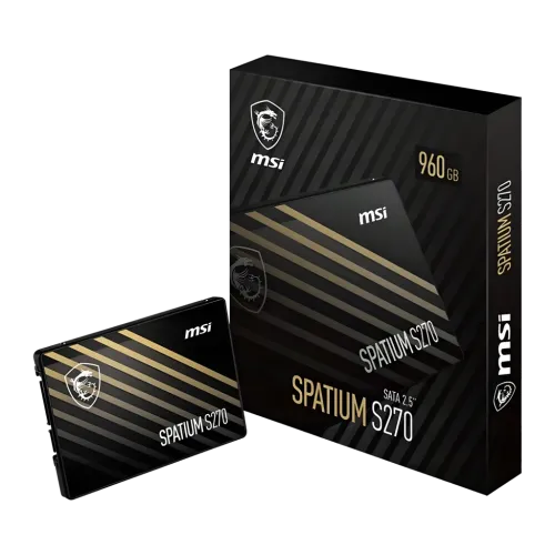 SSD MSI Spatium S270 480GB SATA III 2,5 pulgadas