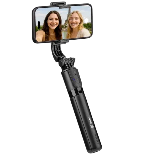 OBAL:ME SelfiePod Glow Gimbal Tripod con luz LED y mando a distancia