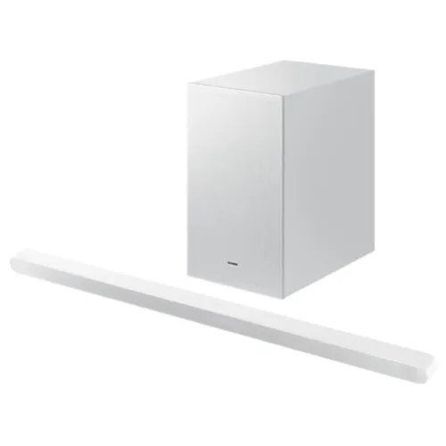 Samsung HW-S701D/EN Blanco 3.1 Dolby Atmos Subwoofer inalámbrico Bluetooth 5.2 WiFi Barra de sonido
