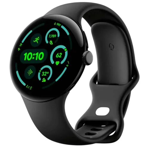 Google Pixel Watch 3 45 mm Negro Correa Obsidiana AMOLED GPS NFC 5ATM