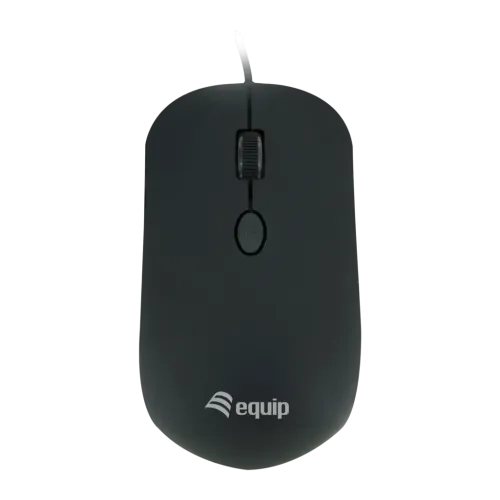 Ratón Equip Negro Cable USB 245114