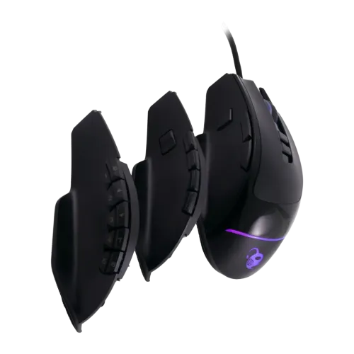 Ratón Gaming Deep Gaming Pro-Swap 5000 DPI RGB Negro