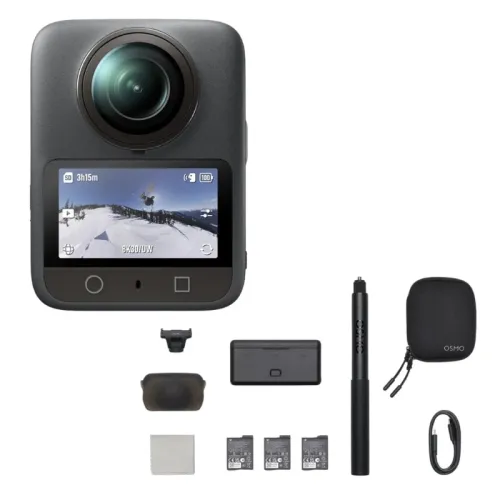 DJI Osmo 360 Adventure Combo 8K 50fps Cámara deportiva + Pack de Accesorios