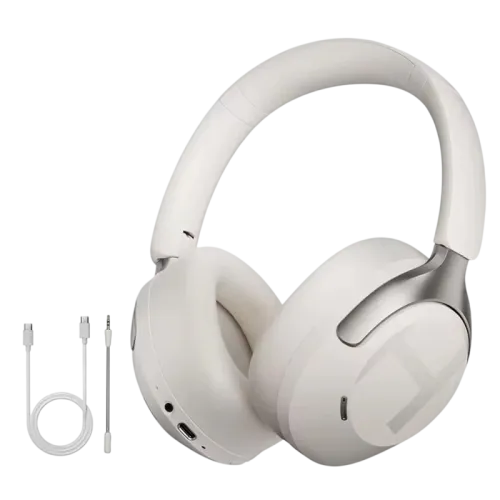 Haylou S40 Beige ANC Bluetooth 6.0 60h Multipunto Auriculares inalámbricos