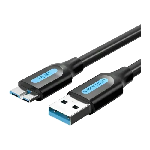 Cable Vention USB-A a Micro-USB 2.0 1,5 m Negro COPBG