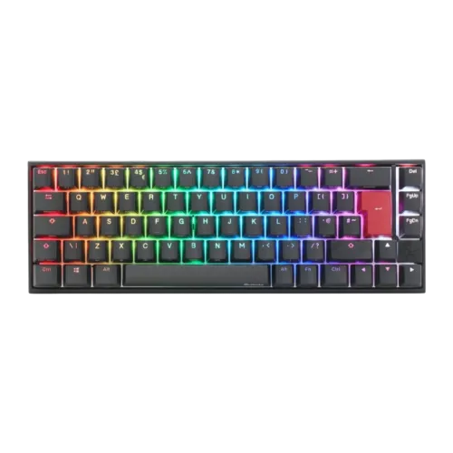 Teclado Gaming Ducky Mecha Pro SF RGB Mecánico Cherry MX Negro Español 65%