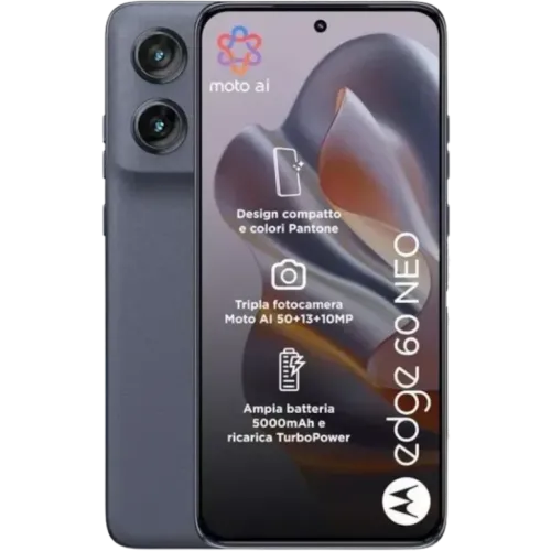 Motorola Edge 60 Neo 5G 12GB/256GB Azul Grisaille 6,36 pulgadas pOLED 120Hz 50MP 68W NFC
