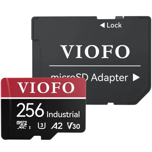 VIOFO Industrial Grade 256GB 100MB/s U3 A2 V30 Tarjeta microSD