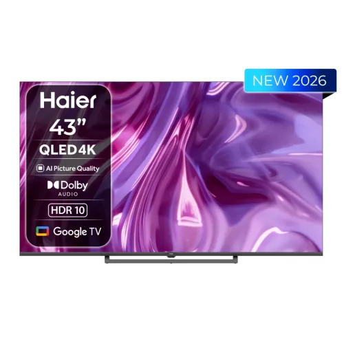 Televisor Haier H43S80GUX 43 pulgadas QLED 4K Google TV