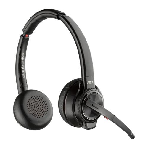 Auriculares Poly Savi 8220 UC DECT USB-A Cancelación de Ruido Activa Diadema 13h Negro