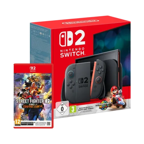 Nintendo Switch 2 + Mario Kart World + Street Fighter 6 Years 1-2 Fighters Edition