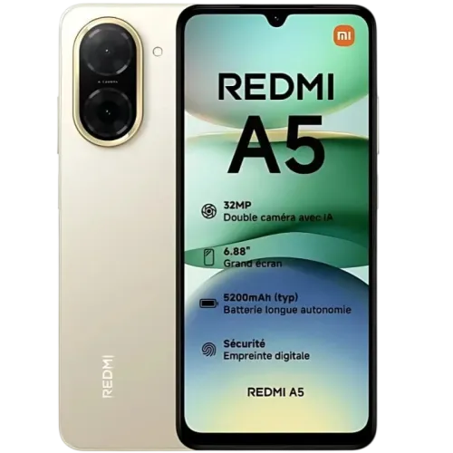 Xiaomi Redmi A5 4GB/128GB Dorado 6,88 pulgadas IPS 120Hz 32MP 5200mAh