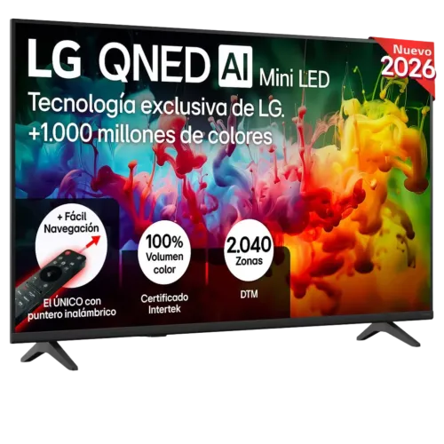 LG 43QNED70B6C 43 pulgadas 4K QNED HDR10 webOS Smart TV