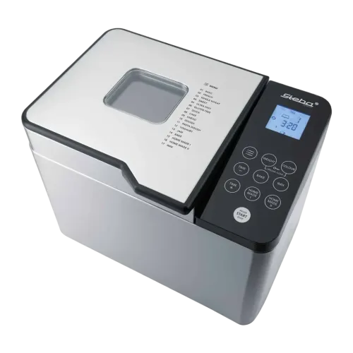 Panificadora Steba BM 2 600W hasta 1000g Acero Inoxidable/Negro