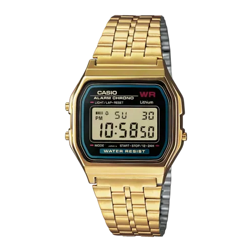 Casio Vintage A159WGEA-1EF Cronómetro Alarma Calendario Batería 7 Años