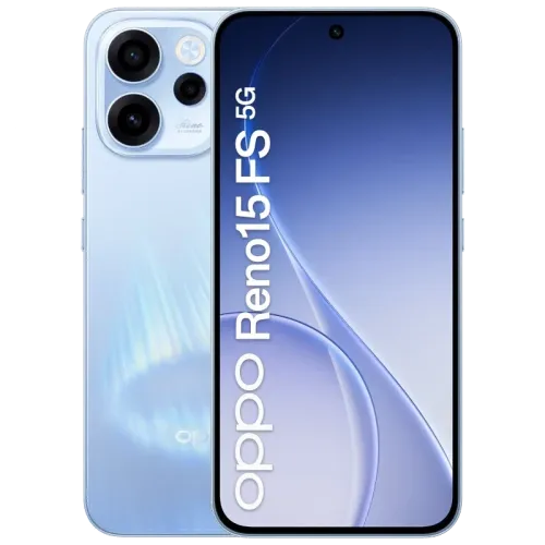OPPO Reno15 FS 5G 8GB/512GB Aurora Azul 6,57 pulgadas AMOLED 120Hz 50MP 6500mAh 80W NFC