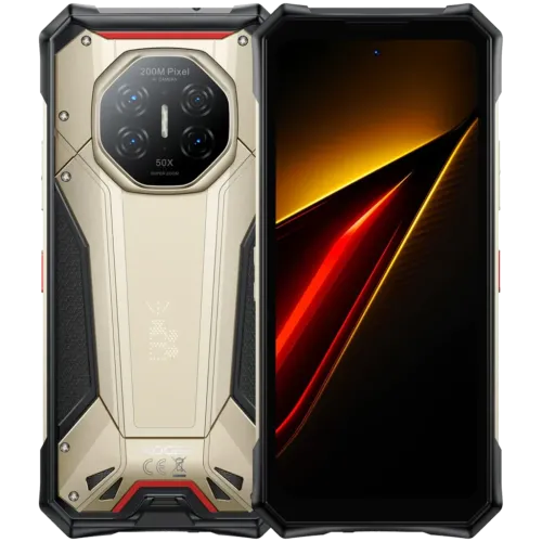 Doogee S300 Pro 16GB/512GB Dorado Rugged IP68/IP69K 6,78 pulgadas IPS 120Hz 200MP 11000mAh 120W