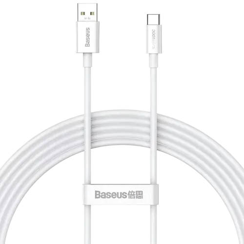 Baseus Superior Series Blanco Cable USB-A a Tipo C 2m