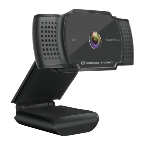 Webcam Conceptronic AMDIS02B 2K Super HD Micrófono 30fps USB-A Negro