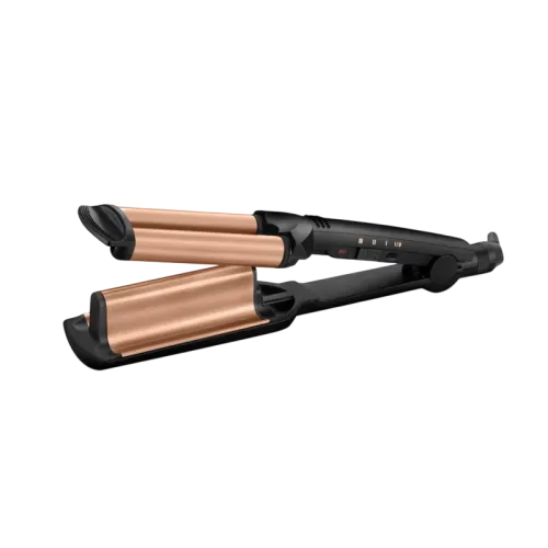 BaByliss Deep Waves Negro/Naranja 200°C cerámica 3 temperaturas Rizador de pelo