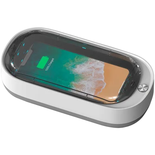 Esterilizador de Smartphone con Cargador Inalámbrico S100