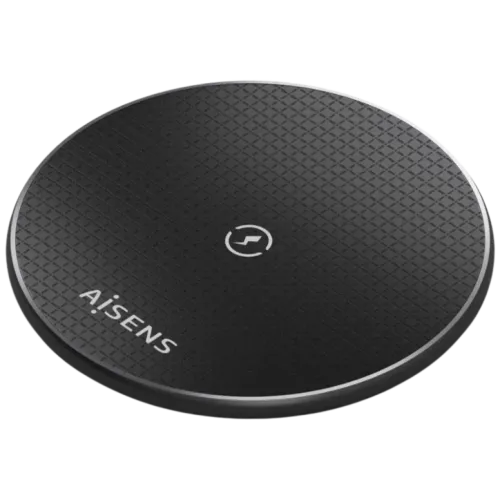 Aisens ASCH-15W1WC058-W Cargador Inalámbrico Qi 15W USB-C Base de Carga Negra