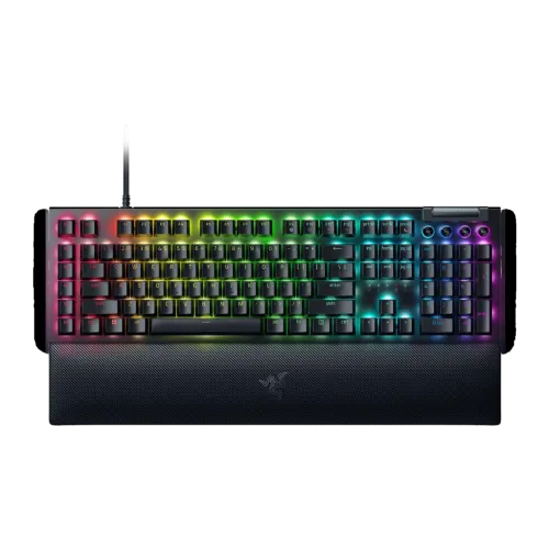 Teclado Gaming Razer BlackWidow V4 Pro Mecánico Switch Lineal Yellow QWERTY US RGB Negro