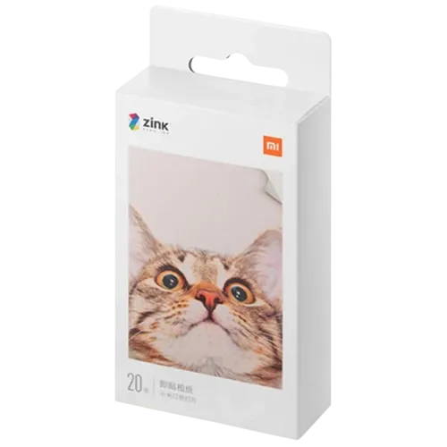 Pack x20 Papel Fotográfico Xiaomi Mi Portable Photo Printer 2x3 Para impresora Xiaomi Mi Portable Photo Printer