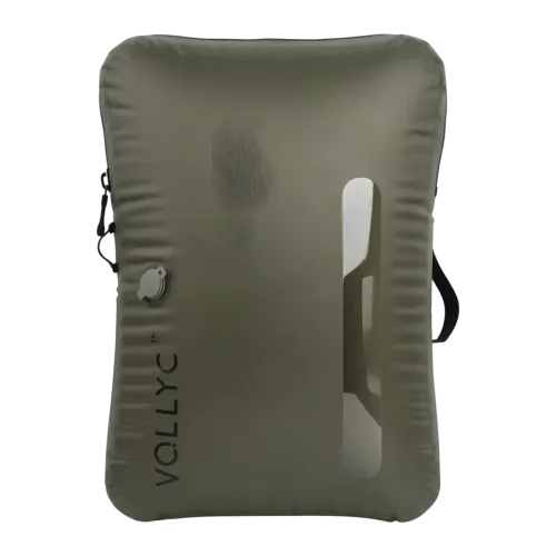 Bolsa de compresión Flextail EZYPACK 25L Verde Nylon 70D TPU impermeable 35×50×11 cm