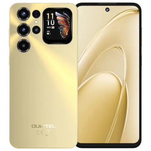 Oukitel C68 Plus 8GB/256GB Dorado con pantalla secundaria 7,2 pulgadas 120Hz 64MP 6000mAh 18W NFC