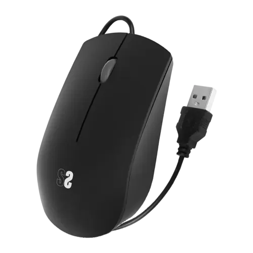 Ratón SUBBLIM Business Silencioso Negro Ergonómico