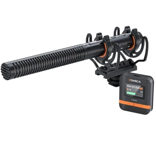 COMICA VM40 Micrófono Inalámbrico 32GB de Grabación Integrada y Flotante