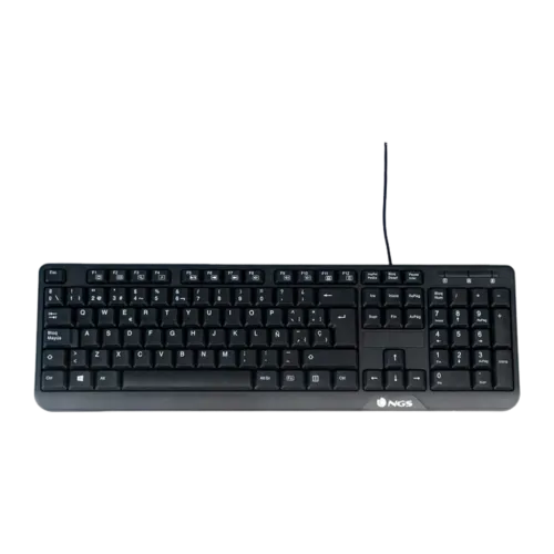 Teclado NGS Funky V4 PT Con cable USB-A QWERTY Portugués